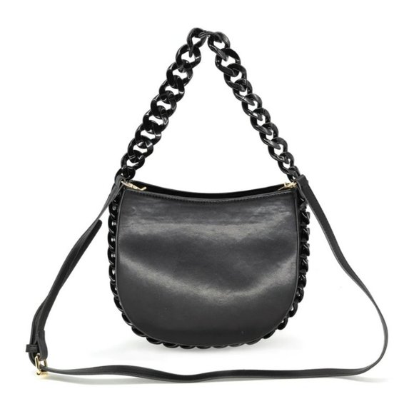 BC Handbags Handbags - BC Handbags vegan leather crossbody chain bag